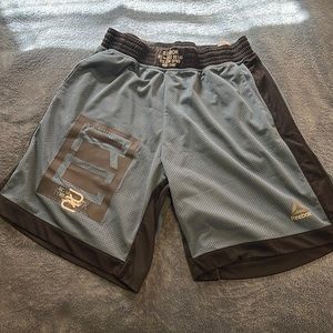 Blue/Black Reebok Combat Shorts Sz Medium
